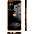 Case for Samsung Galaxy A34 5G, Electro heart, black