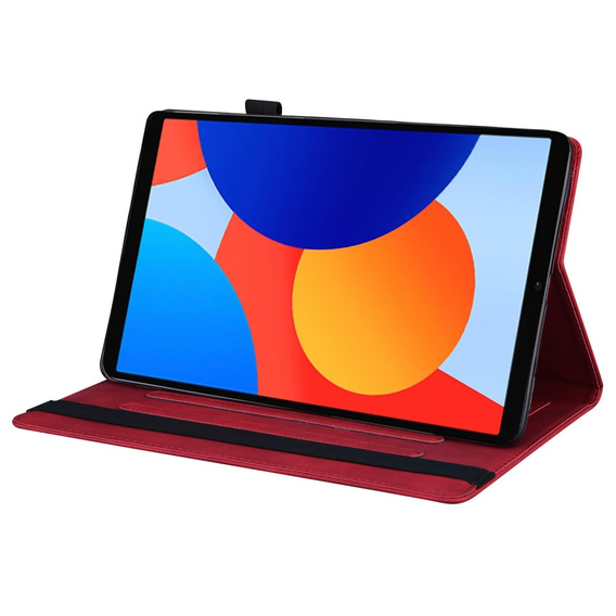 Case for Xiaomi Redmi Pad SE 8.7, Classic, with space for stylus, red