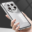 Case for Xiaomi 14 Ultra, Magnetic Dual Glass, silver