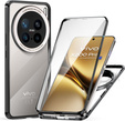 Case for Vivo X200 Pro 5G, Magnetic Dual Glass, black