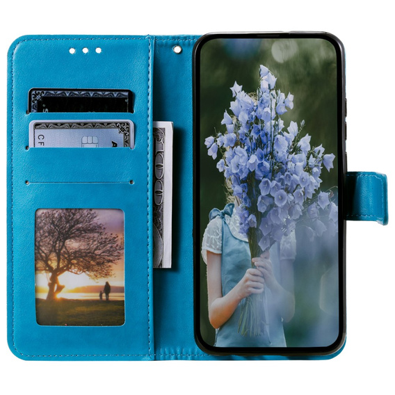 Flip case for Xiaomi Redmi Note 12 4G, Mandala, blue