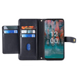 Flip case for Nokia G42, Wallet Zipper Pocket, black