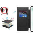 Flip case for Samsung Galaxy S22 Ultra 5G, RFID Wallet MagSafe CamShield, black