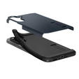 Spigen case for Samsung Galaxy A56 5G, Tough Armor Mag MagSafe, dark blue + 9H Tempered Glass