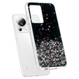 Case for Xiaomi 13 Lite, Glittery, black