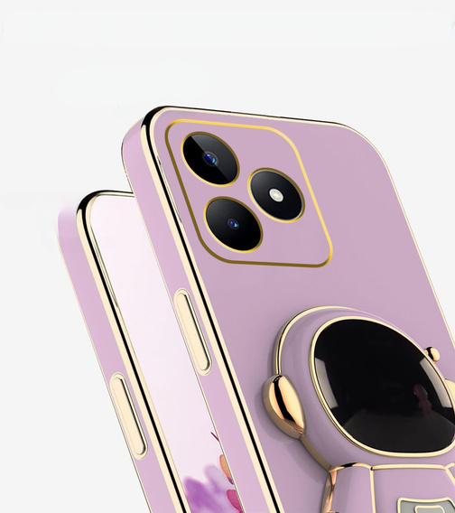 Case for Realme Note 50, Astronaut, purple