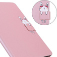 Case for iPad 10.2" 2021/2020/2019 (9/8/7 gen.), with flap, animal, pink