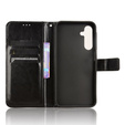 Flip case for Samsung Galaxy A25 5G, Crazy Horse Wallet, black