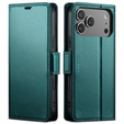 ERBORD Glossy Litchi - wallet case with flap for iPhone 17 Pro Max