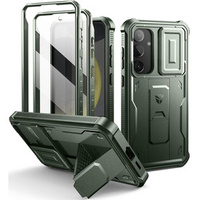 Armored case for Samsung Galaxy S24 Plus, Dexnor Full Body (Two Frames), green