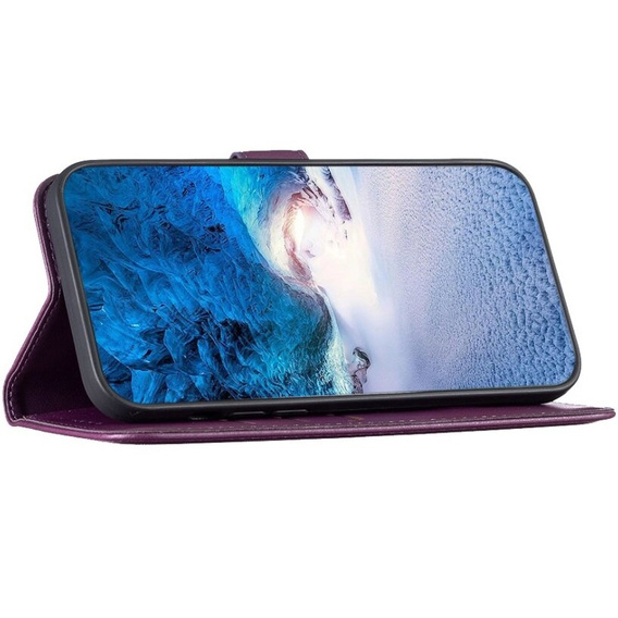 Flip case for Samsung Galaxy A55 5G,BINFEN Wallet, purple
