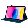 Case for iPad 10.9 2022 10 Gen, Classic, with space for stylus, blue