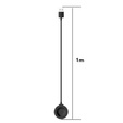 100cm USB Charging Cable Charger Cord for Xiaomi Watch Color 2/S1 Active/Color Sport - Black