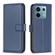 Flip case for Xiaomi Redmi Note 13 Pro 5G, BINFEN Wallet, blue
