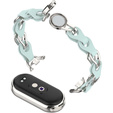 Stainless Steel Watch Strap with Protective Case for Apple Watch, Silver