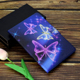 Case for Samsung Galaxy Tab A7 10.4 2020 T500 T505, butterflies, purple