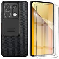 Case for Xiaomi Redmi Note 13 5G, Armored Nillkin, CamShield Pro, black