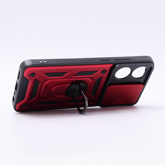 Case for Oppo A78 4G, CamShield Slide, red