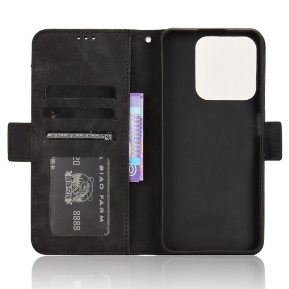 Flip case for Realme C61, Card Slot, black