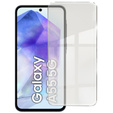 Case for Samsung Galaxy A55 5G, Electro MagSafe, gold + Screen Glass