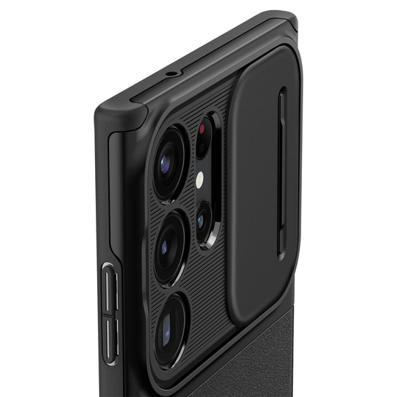 Spigen Optik Armor black case for Samsung Galaxy S23 Ultra
