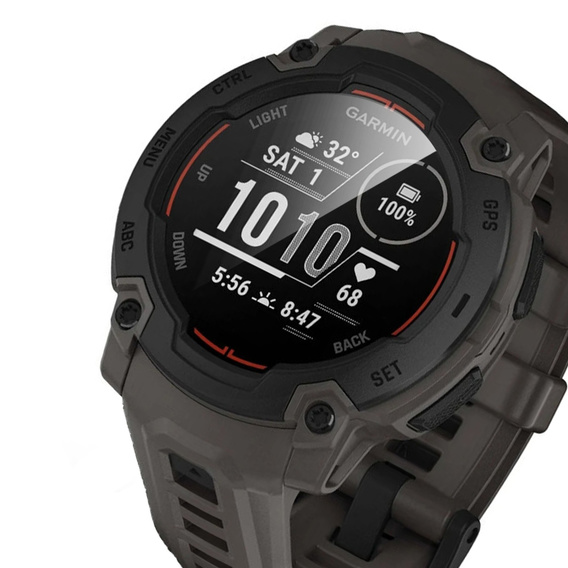 2x ERBORD Hybrid Glass for Garmin Instinct E 45mm