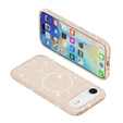 Case for iPhone Air, for MagSafe, glitter, translucent gold