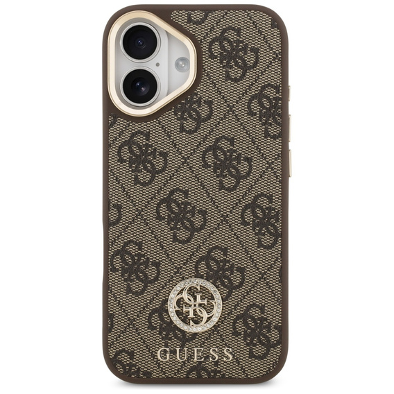 GUESS 4G Strass Logo MagSafe Case with Strap for iPhone 17