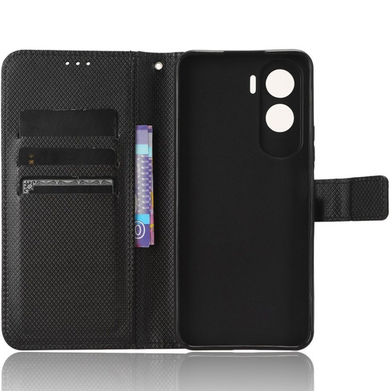 Flip case for Honor 90 Lite 5G, Wallet Smart Magnet, black