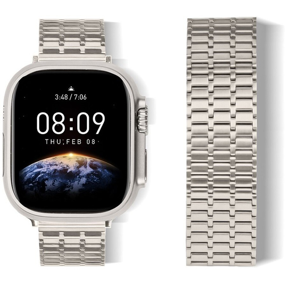 Steel Bracelet for Apple Watch 1/2/3/4/5/6/7/8/SE/ULTRA 42/44/45/49 MM - beige