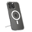 Spigen MagSafe Case for iPhone 16 Pro Max, Ultra Hybrid, transparent / white + 9H Tempered Glass