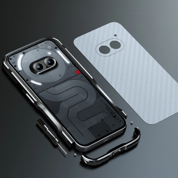 Case LUPHIE for Nothing Phone 2a / 2a Plus, Armor Bumper, black