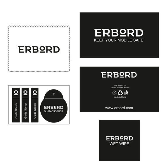 2x ERBORD 3D tempered glass for Samsung Galaxy S25 FE