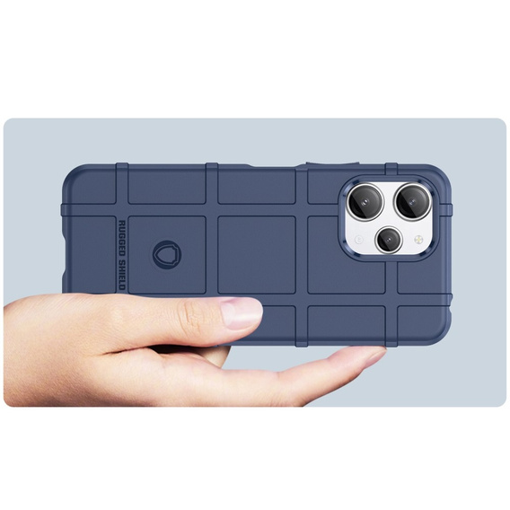 Case for Xiaomi Redmi 12 4G, Rugged Shield, blue