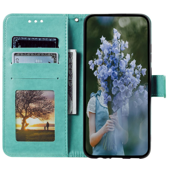 Flip case for Samsung Galaxy S23 FE, Mandala, green