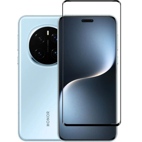 3D Tempered Glass for Honor Magic 7 Pro, black frame