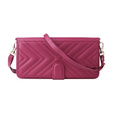 Crossbody Leather Wallet flip case for Oppo Reno 13 5G, maroon