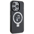 Karl Lagerfeld Ring Stand Karl & Choupette MagSafe Case for iPhone 15 Pro