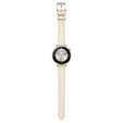 Natural leather strap for watches with 18mm attachment width