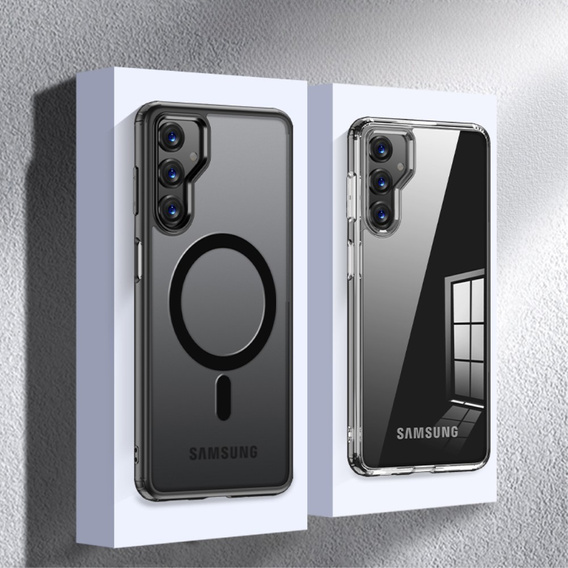 Case for Samsung Galaxy A35 5G, Fusion Hybrid, for MagSafe, black