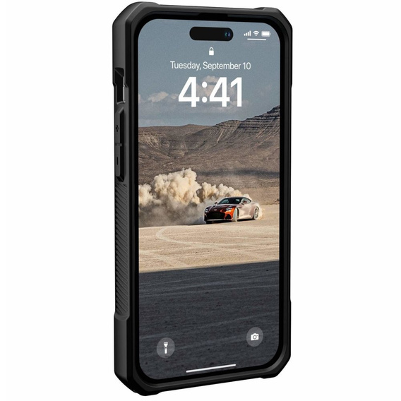 Case Urban Armor Gear for iPhone 14 Pro, Monarch, black