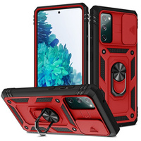 Case for Samsung Galaxy S20 FE, CamShield Slide, red