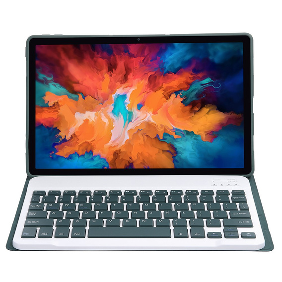 Case + keyboard Lenovo Tab P11 J606F / P11 5G J607Z, dark green