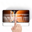 3D Tempered Glass for Realme GT 7 Pro, black frame