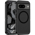 Case with frame for Google Pixel 8A, for MagSafe, black