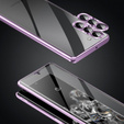Case for Samsung Galaxy S23, Magnetic Dual Glass, purple