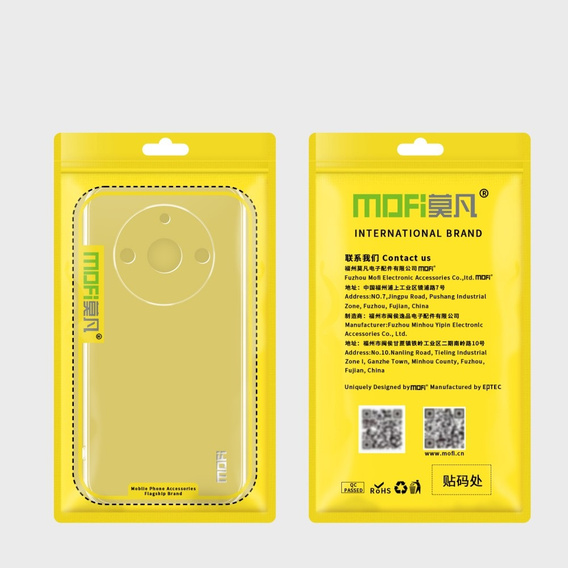 MOFI Case for Realme 11 Pro 5G / Pro+ 5G, thin, transparent