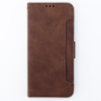 Flip case for Motorola Moto G54 5G, Card Slot, brown