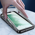 Case for Samsung Galaxy S22, Shockproof, with film, black