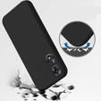 Case for Oppo A78 5G, Silicone Lite, black